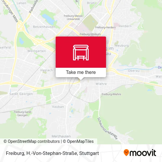 Карта Freiburg, H.-Von-Stephan-Straße