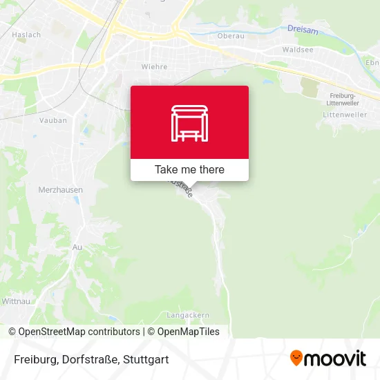 Карта Freiburg, Dorfstraße