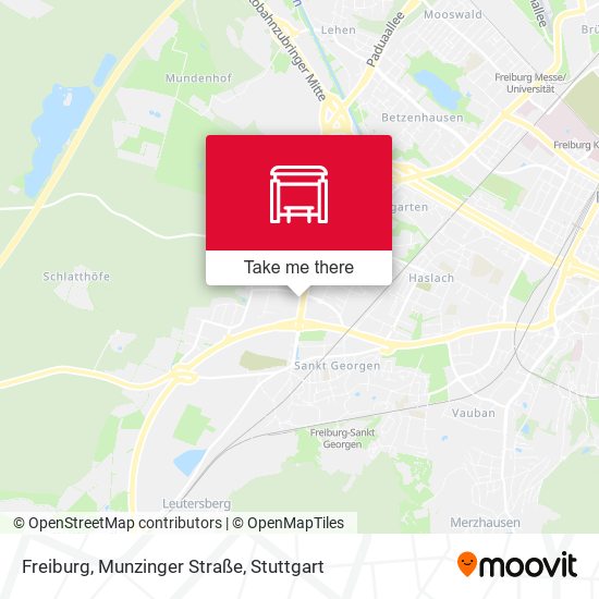 Freiburg, Munzinger Straße map