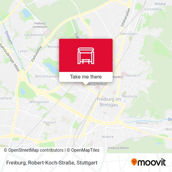 Freiburg, Robert-Koch-Straße map
