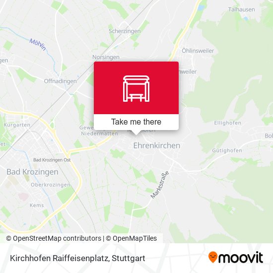 Kirchhofen Raiffeisenplatz map