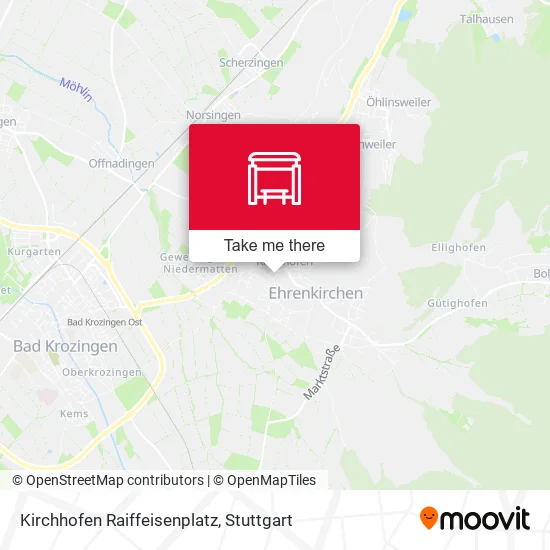 Карта Kirchhofen Raiffeisenplatz