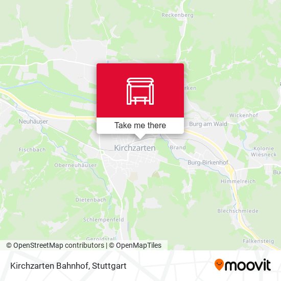 Kirchzarten Bahnhof map