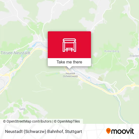 Карта Neustadt (Schwarzw) Bahnhof