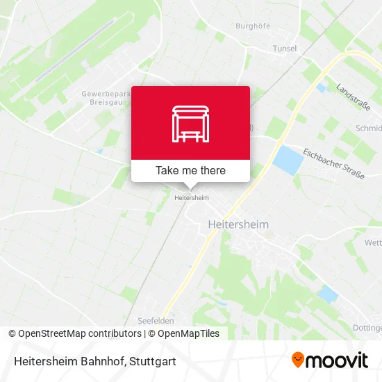Карта Heitersheim Bahnhof