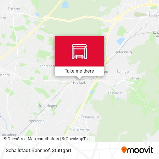 Schallstadt Bahnhof map