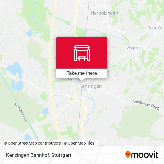 Карта Kenzingen Bahnhof