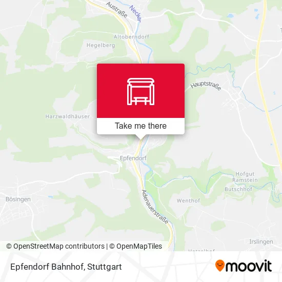 Карта Epfendorf Bahnhof