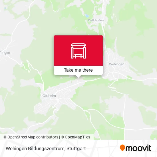 Карта Wehingen Bildungszentrum