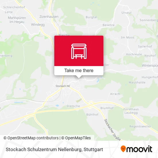 Карта Stockach Schulzentrum Nellenburg
