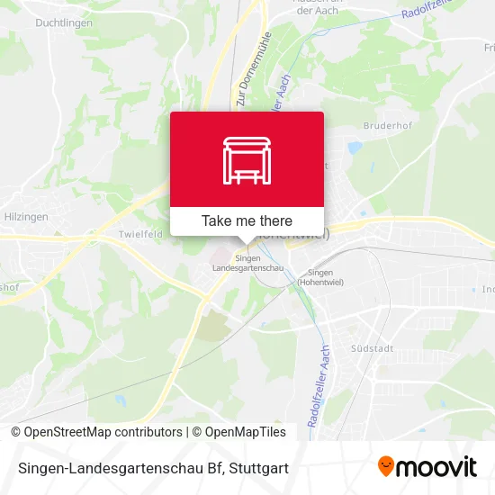 Карта Singen-Landesgartenschau Bf