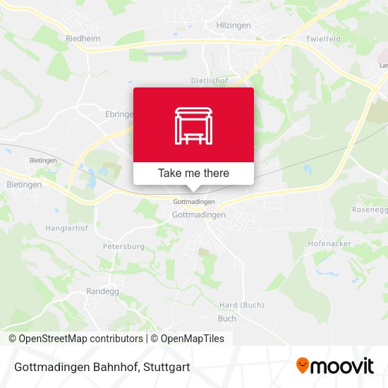 Gottmadingen Bahnhof map