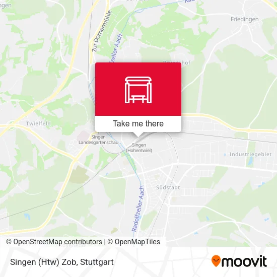 Карта Singen (Htw) Zob