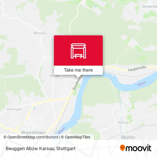 Карта Beuggen Abzw Karsau