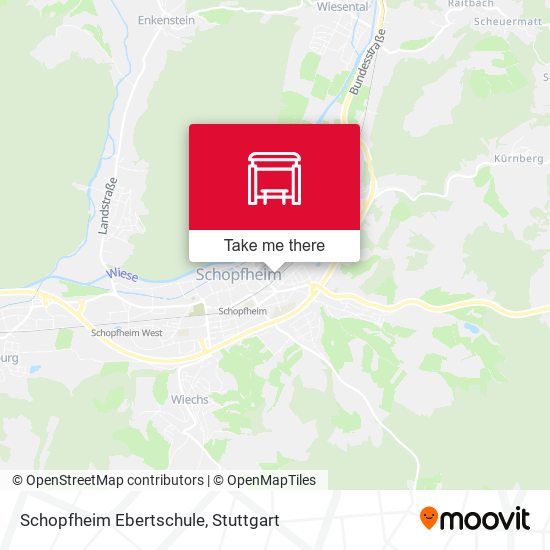 Schopfheim Ebertschule map