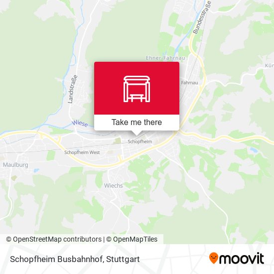 Карта Schopfheim Busbahnhof