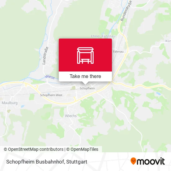 Карта Schopfheim Busbahnhof