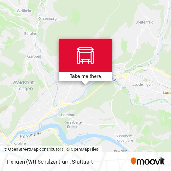 Tiengen (Wt) Schulzentrum map