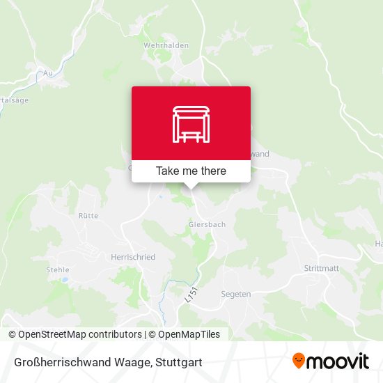 Großherrischwand Waage map