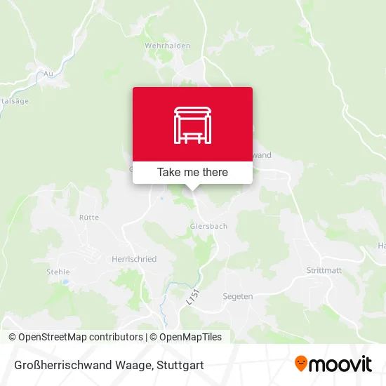 Карта Großherrischwand Waage