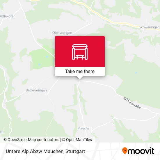 Карта Untere Alp Abzw Mauchen