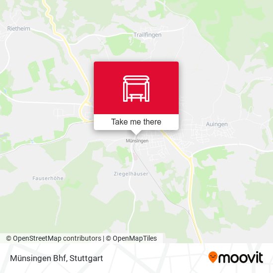Карта Münsingen Bhf