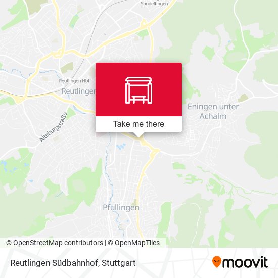 Reutlingen Südbahnhof map