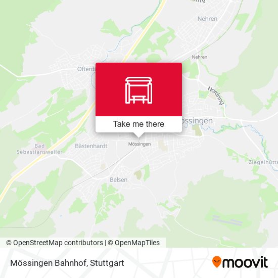 Mössingen Bahnhof map