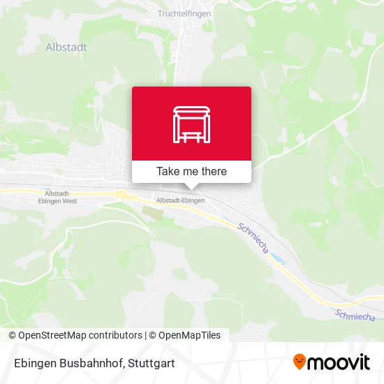 Карта Ebingen Busbahnhof