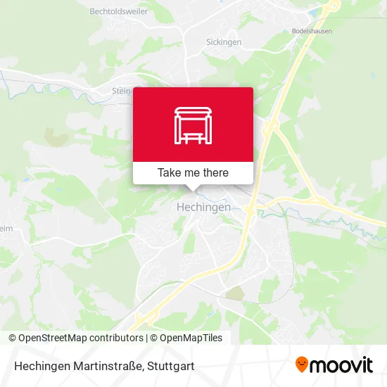 Карта Hechingen Martinstraße
