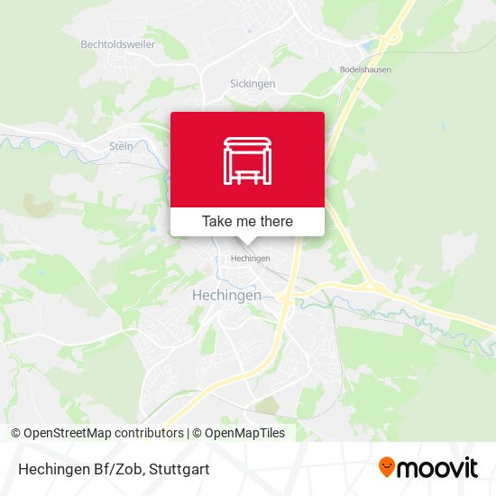 Карта Hechingen Bf/Zob