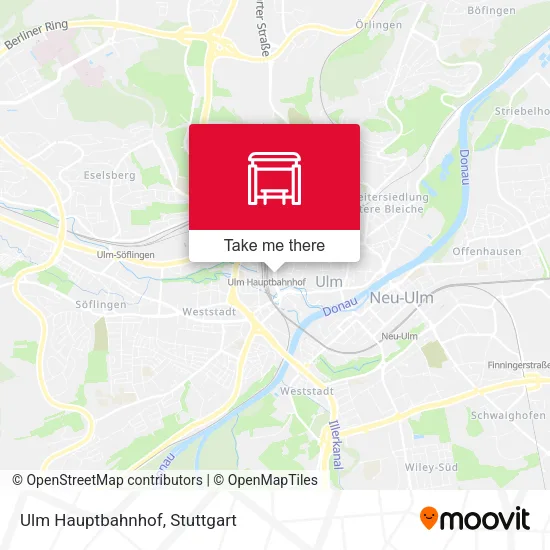 Карта Ulm Hauptbahnhof