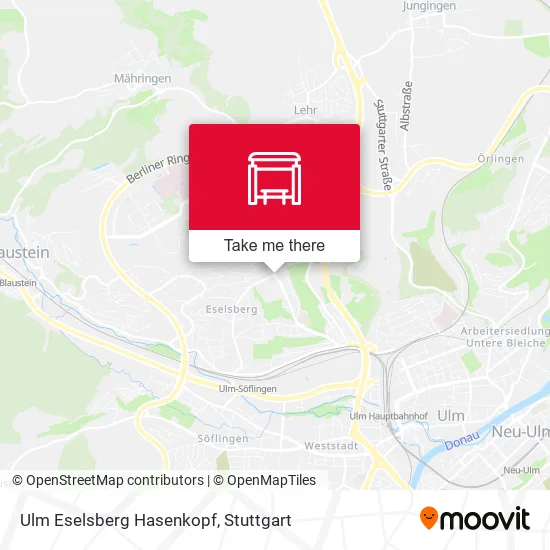 Карта Ulm Eselsberg Hasenkopf