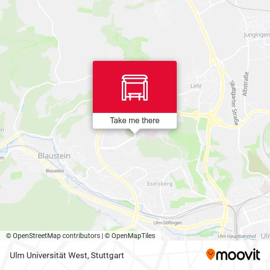 Карта Ulm Universität West