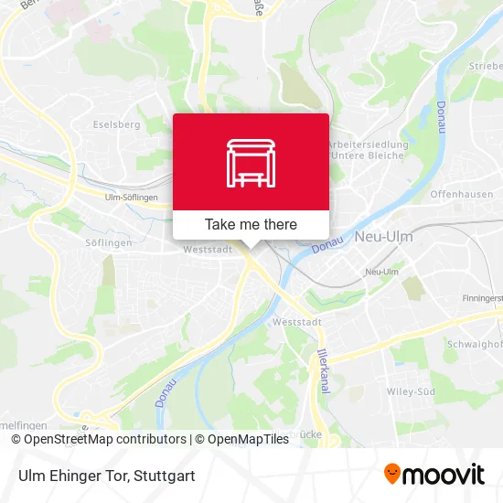 Карта Ulm Ehinger Tor
