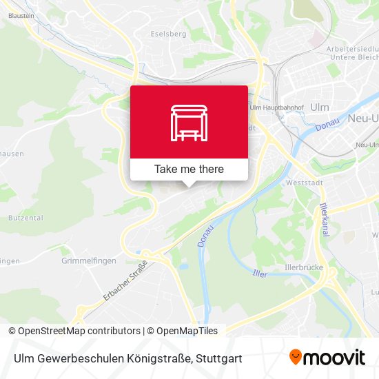 Ulm Gewerbeschulen Königstraße map
