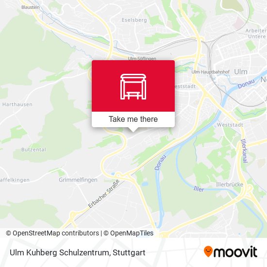 Ulm Kuhberg Schulzentrum map