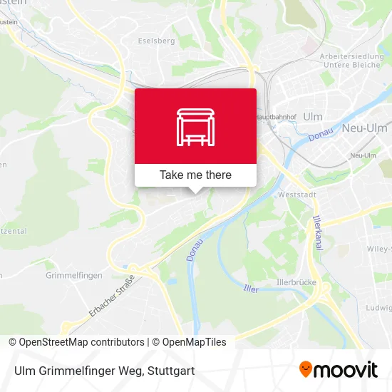 Карта Ulm Grimmelfinger Weg