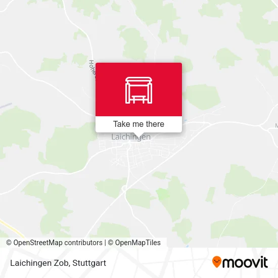 Карта Laichingen Zob