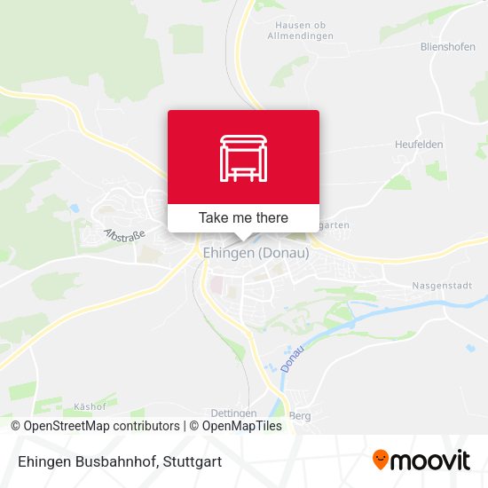 Карта Ehingen Busbahnhof