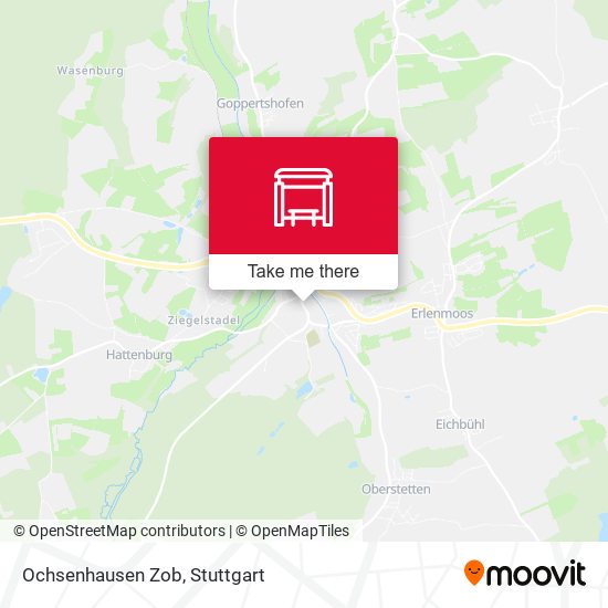 Карта Ochsenhausen Zob