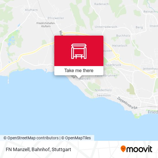 Карта FN Manzell, Bahnhof