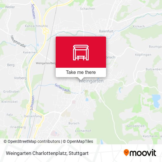 Карта Weingarten Charlottenplatz