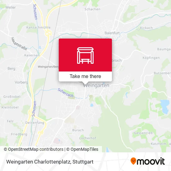 Карта Weingarten Charlottenplatz