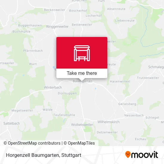 Карта Horgenzell Baumgarten
