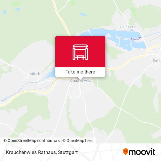 Krauchenwies Rathaus map