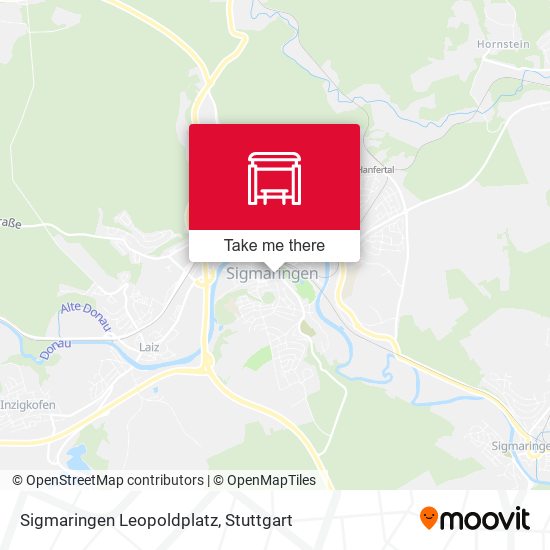 Sigmaringen Leopoldplatz map