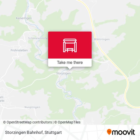 Карта Storzingen Bahnhof