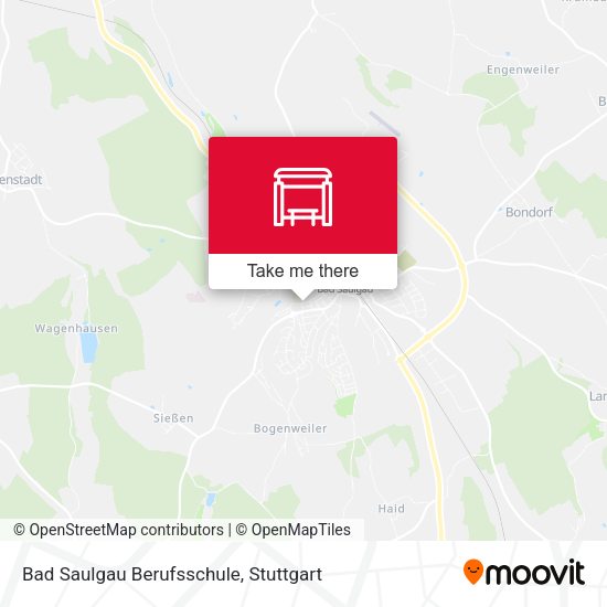 Bad Saulgau Berufsschule map