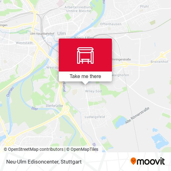 Neu-Ulm Edisoncenter map